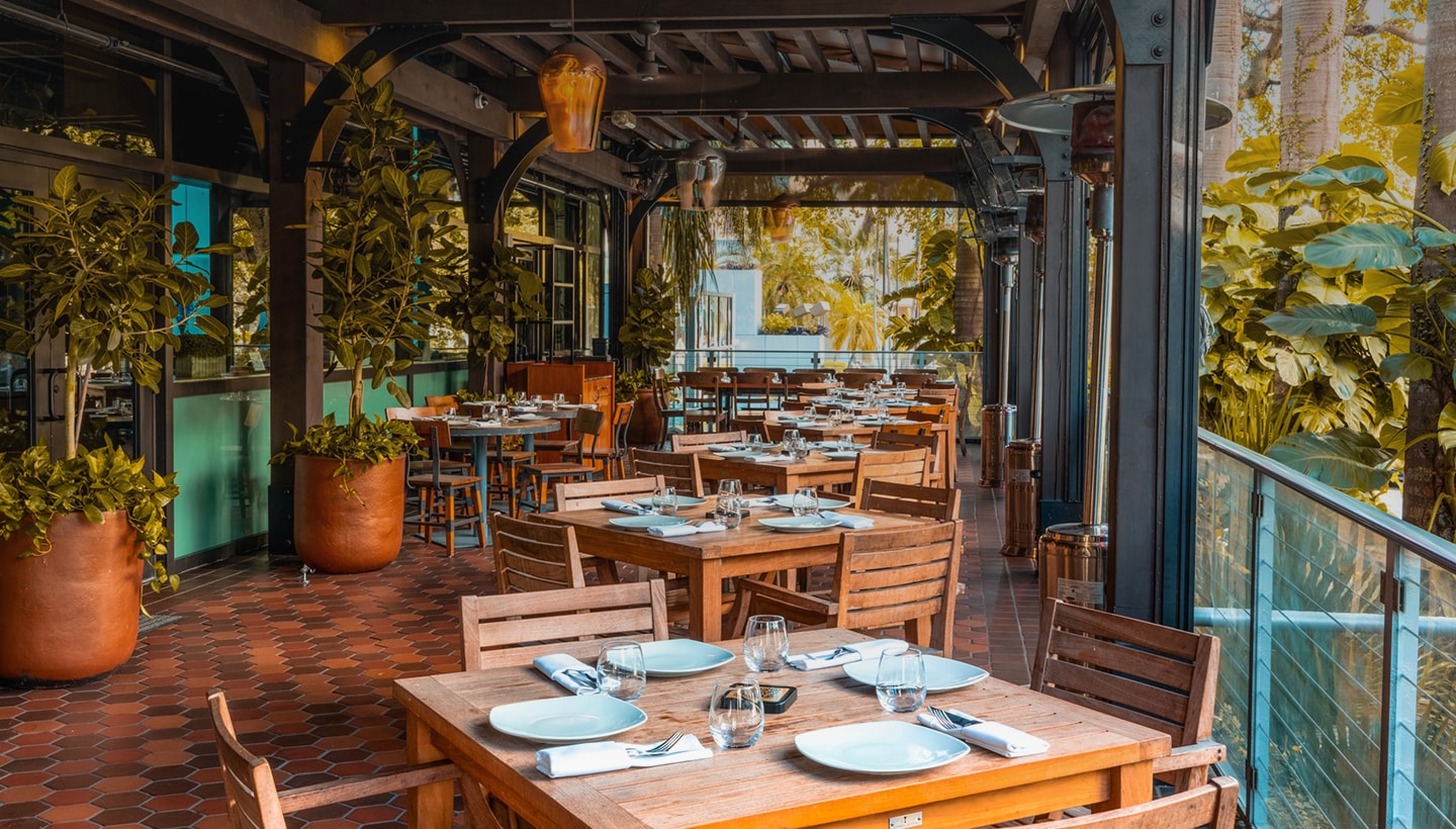 Nusr-Et restaurant interior prepared for evening service
