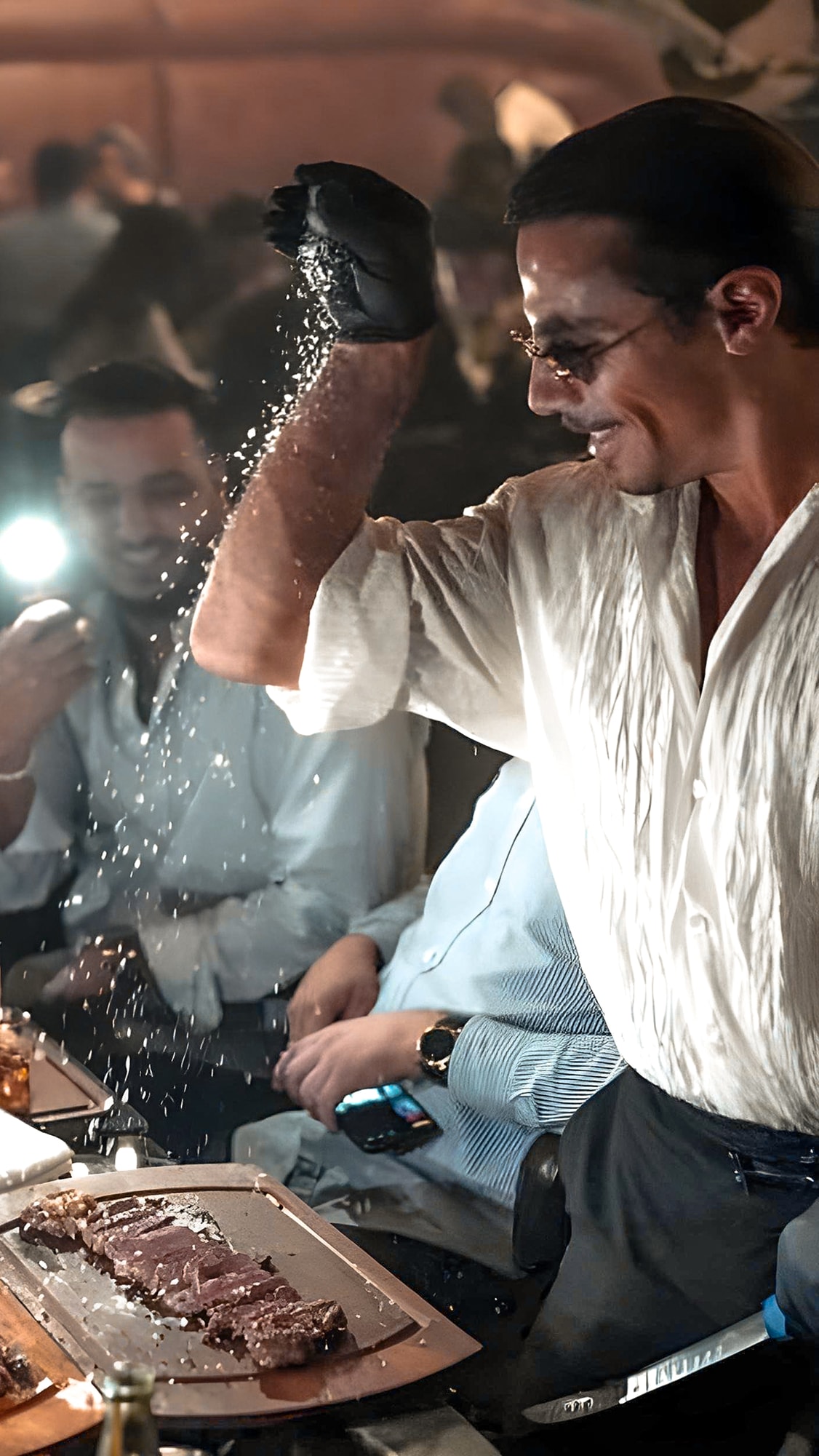 Instagram post 2: Featuring Nusr-Et's signature dining atmosphere and premium dishes