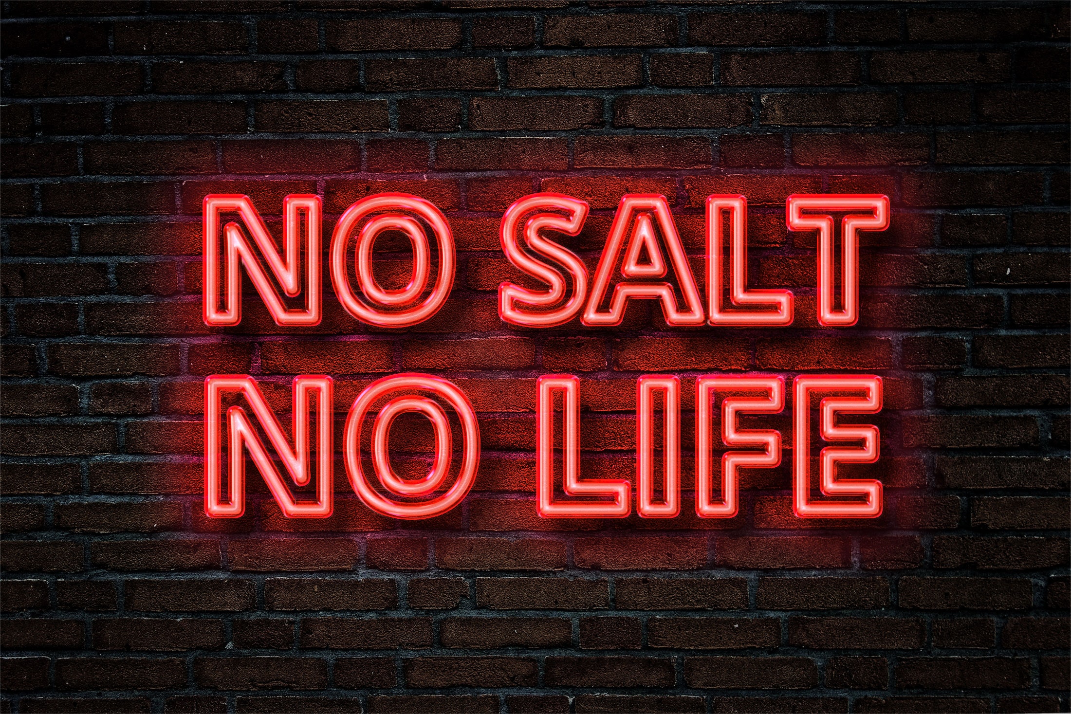 NO SALT NO LIFE